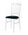 Location de chaise napoleon blanche avec assise noire