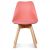 Chaise scandinave corail