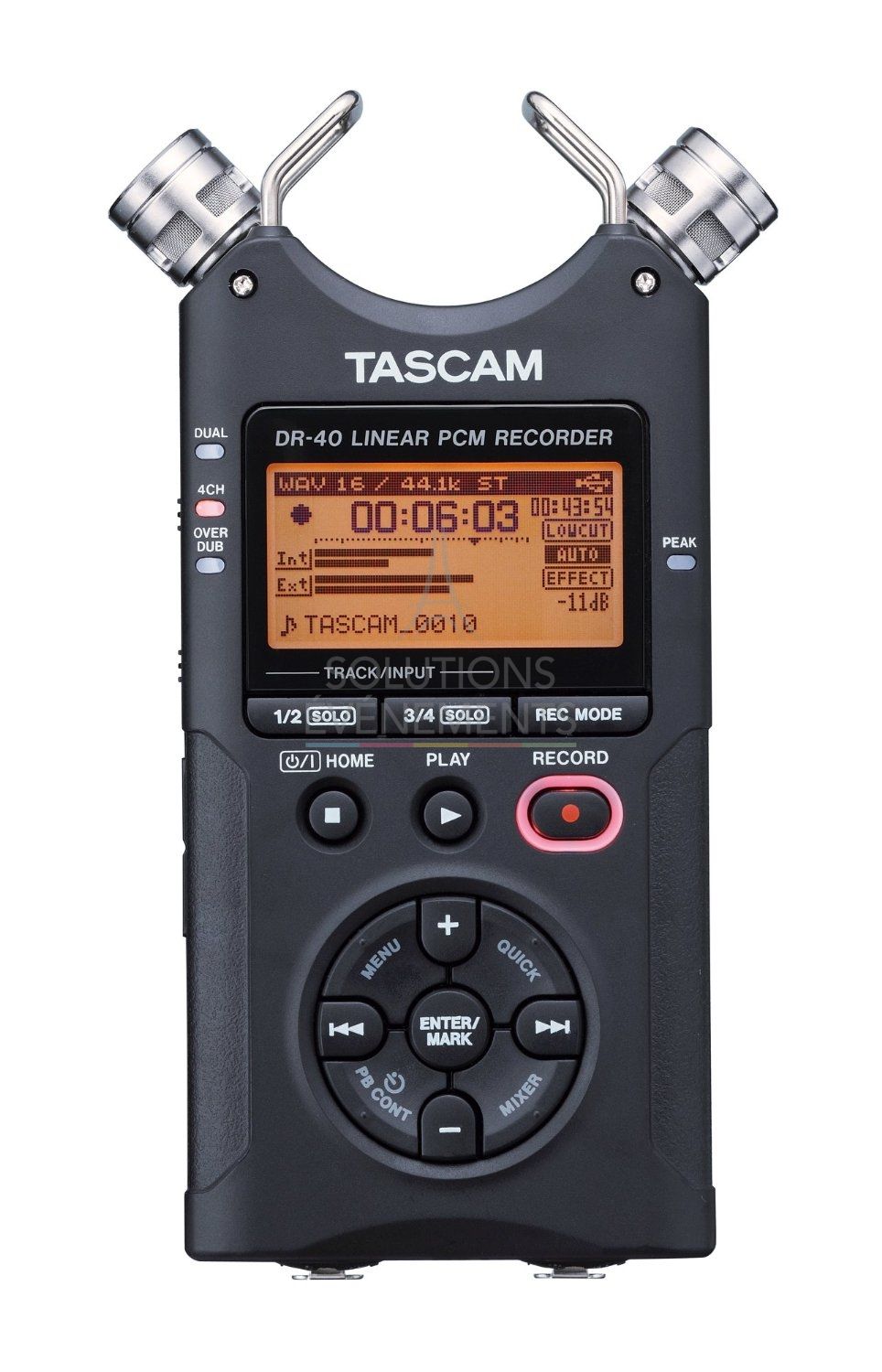 Location de Tascam DR-40 - Enregistreur audio numérique portable WAV / MP3