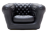 Location de fauteuil chesterfield gonflable noir