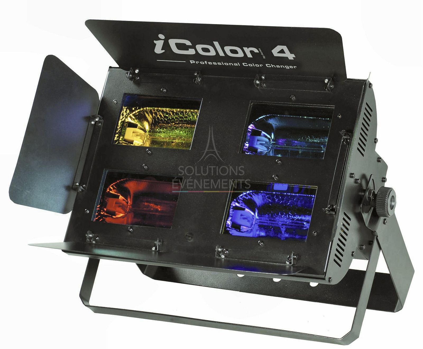 Location de Projecteur Changeurs de Couleur ICOLOR 4 + CDE CA32 (ideal pour DJ ou Musicien)