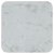 Location de table haute blanche avec plateau carré marbre blanc.