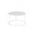 Table basse ronde Seattle blanche