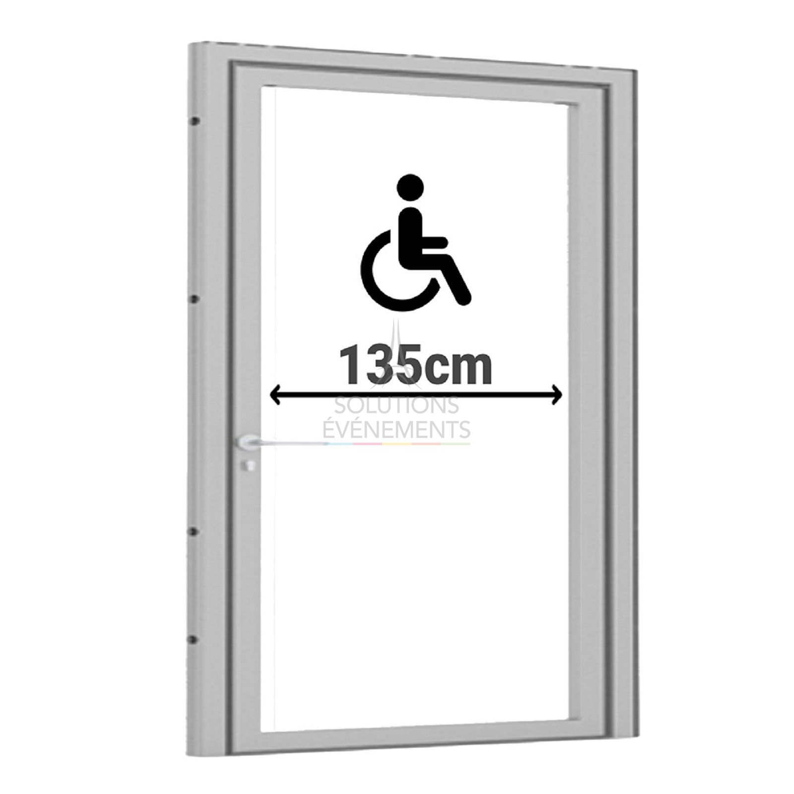 Rental of PMR door for modular stand