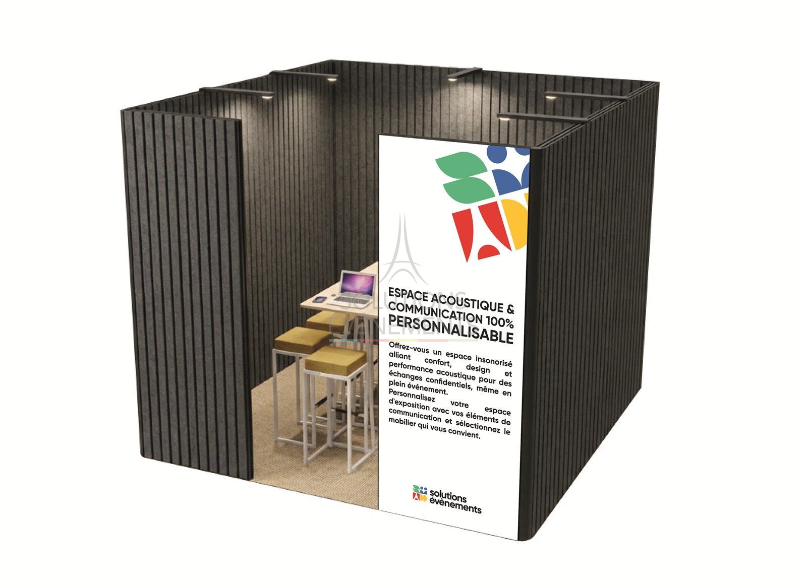 Acoustic storage box rental 3 x 3 m