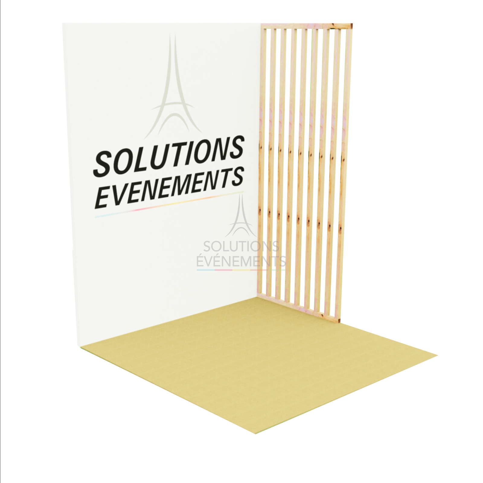 Alcatraz Eco-Responsible Partition - 100x250 cm - Visual 3