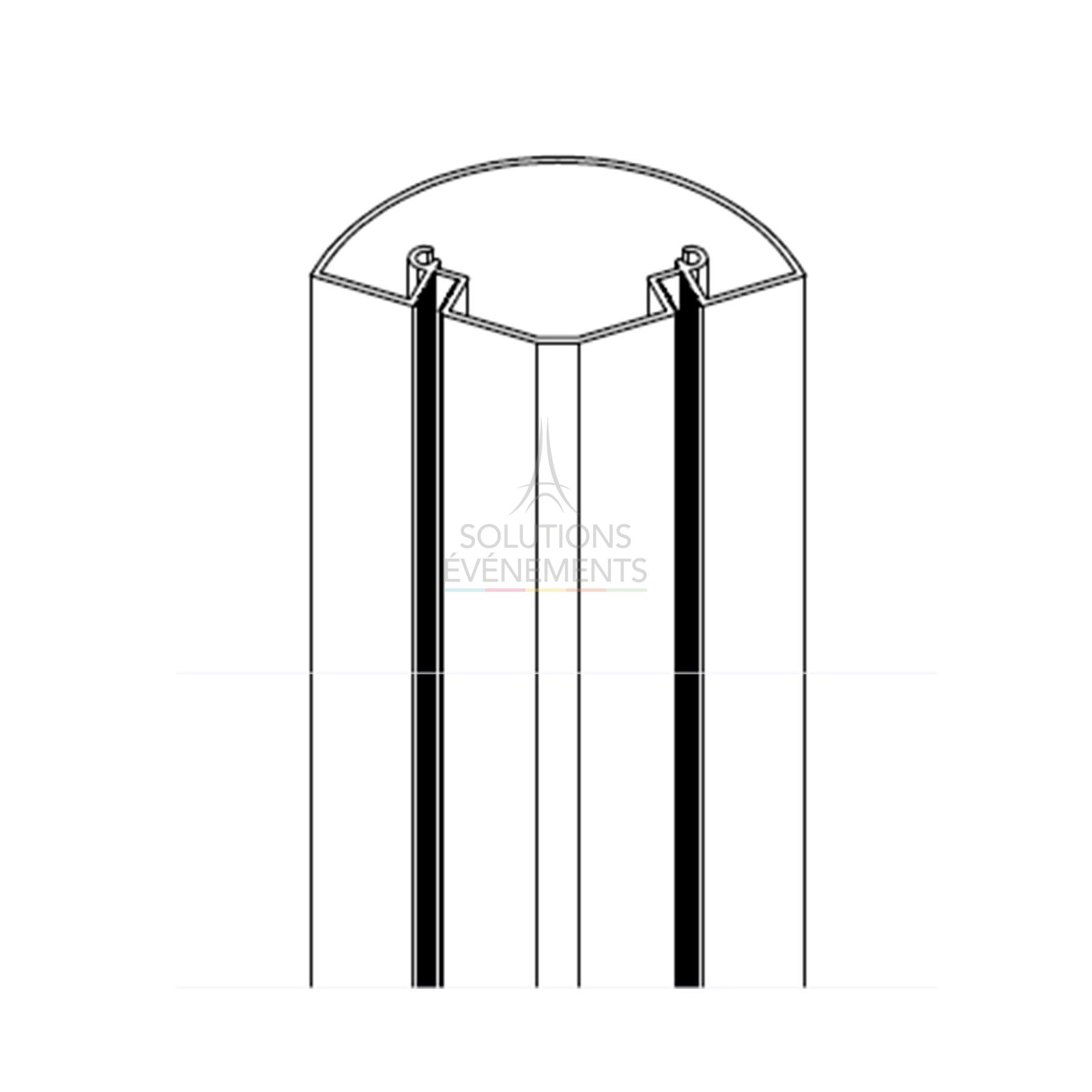 Rental of corner connector for modular stand