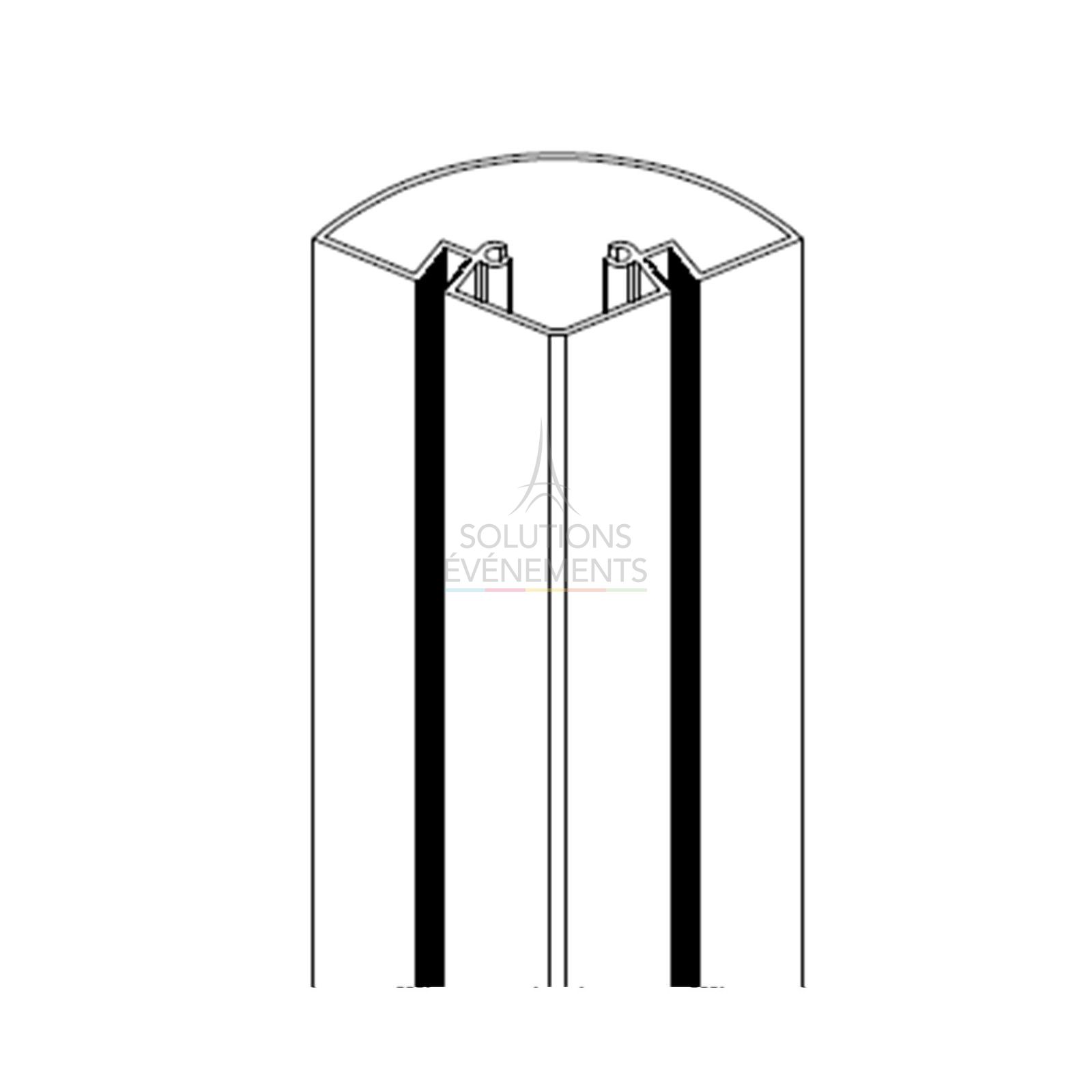 Rental of corner connector for modular stand