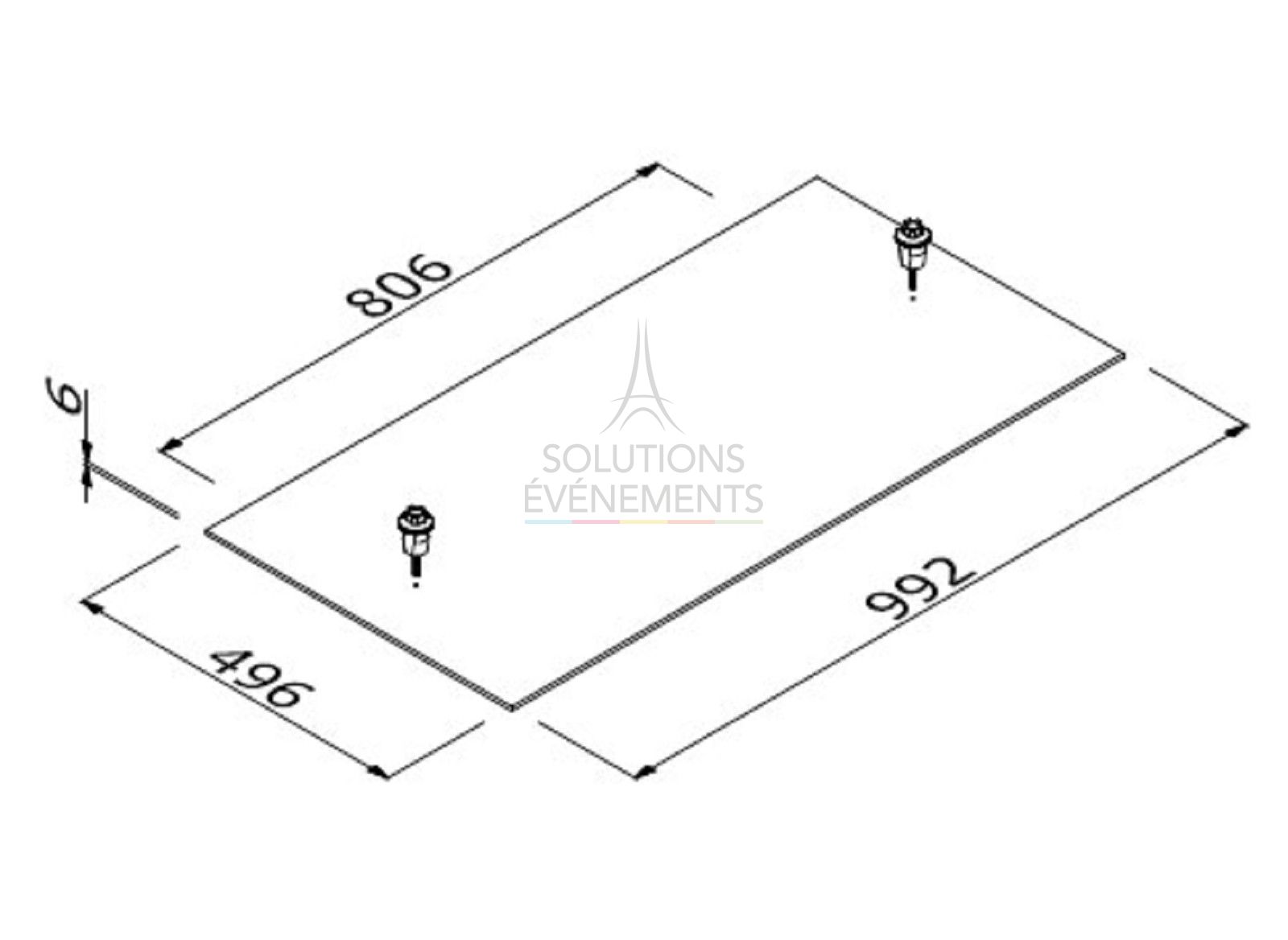 Heavy base rental for modular stand