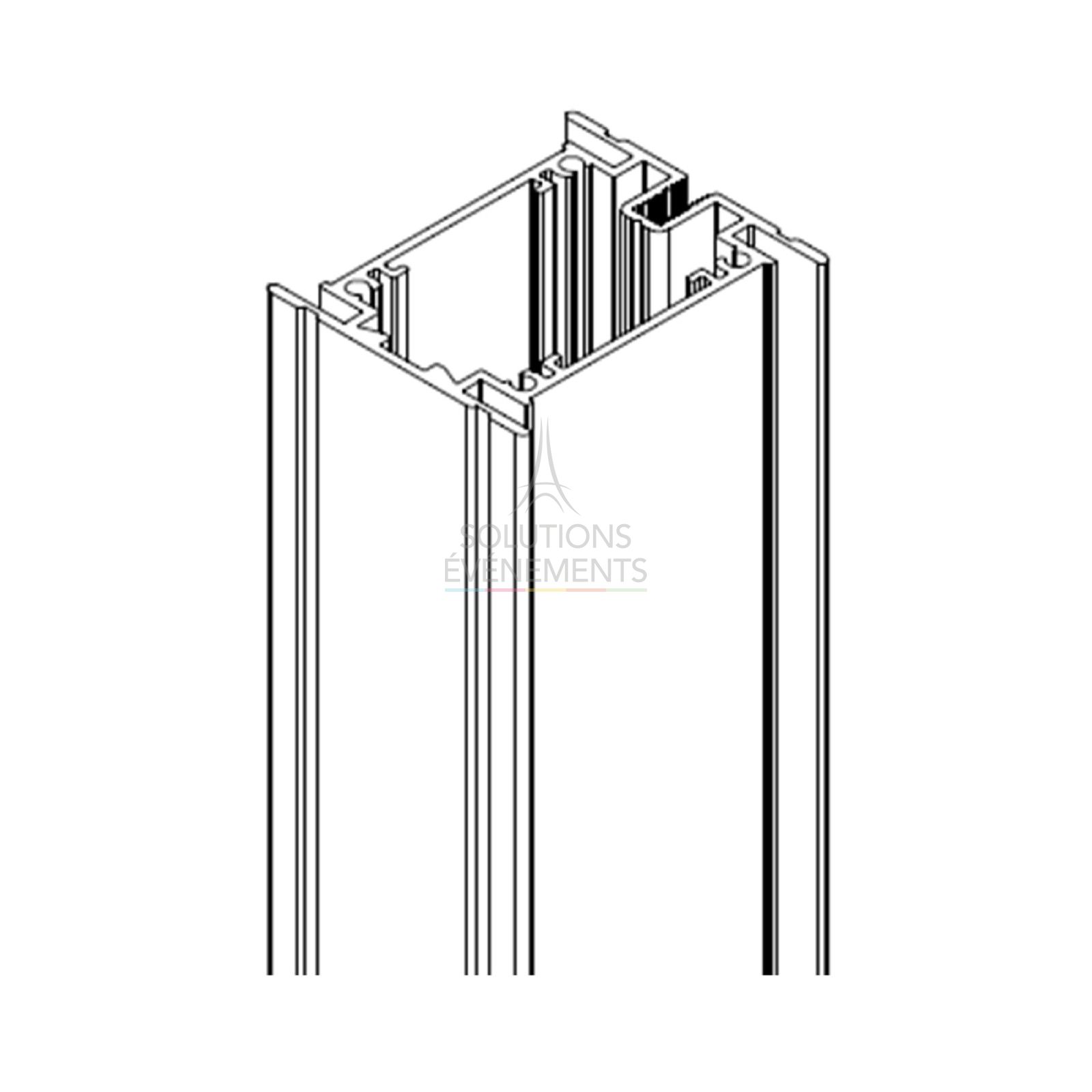 Location de profile premium pour stand modulaire