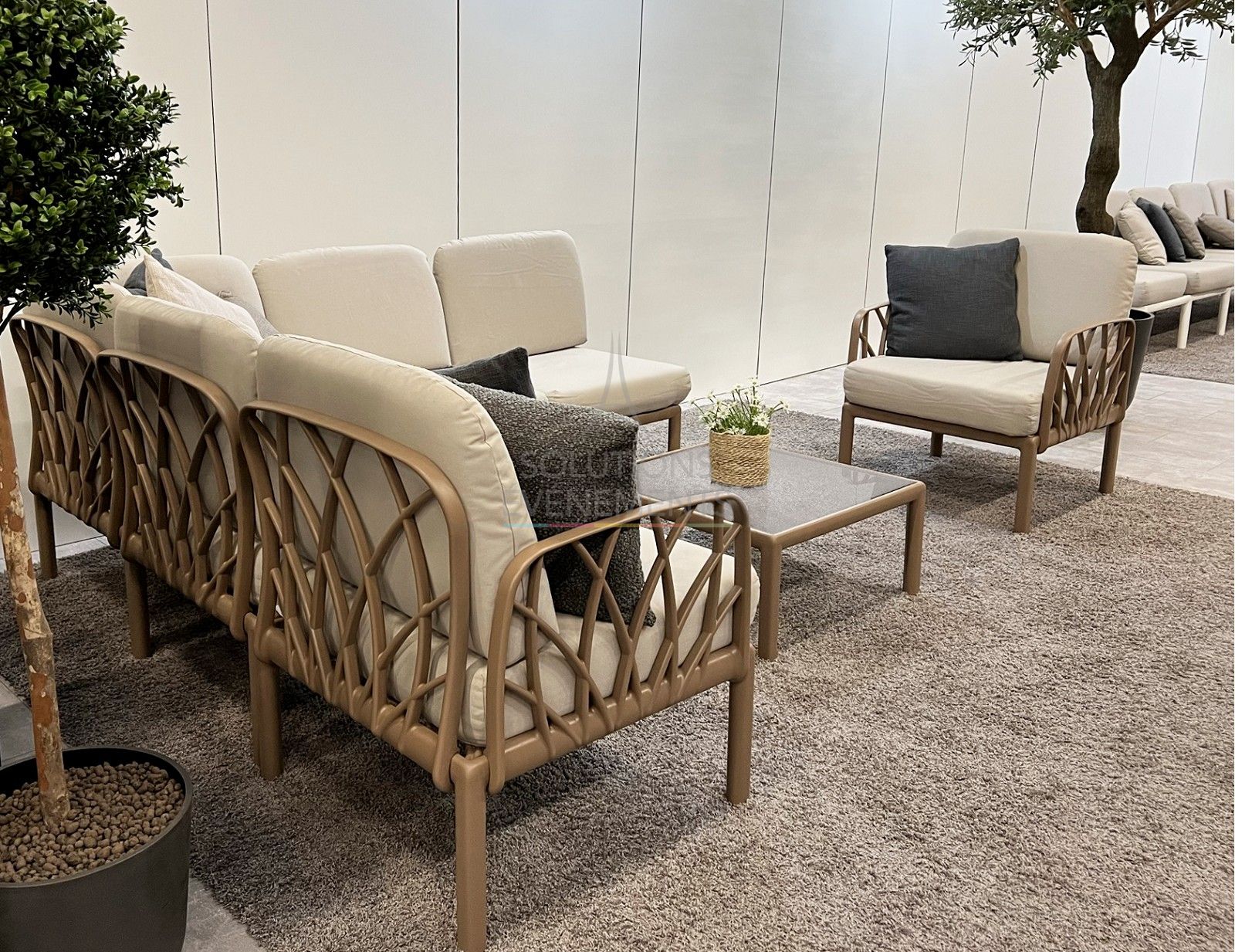 Antibes corner sofa - coffee - Visual 2