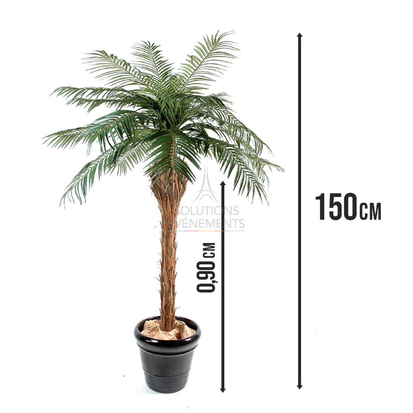 Decorative artificial palm tree rental - 150cm