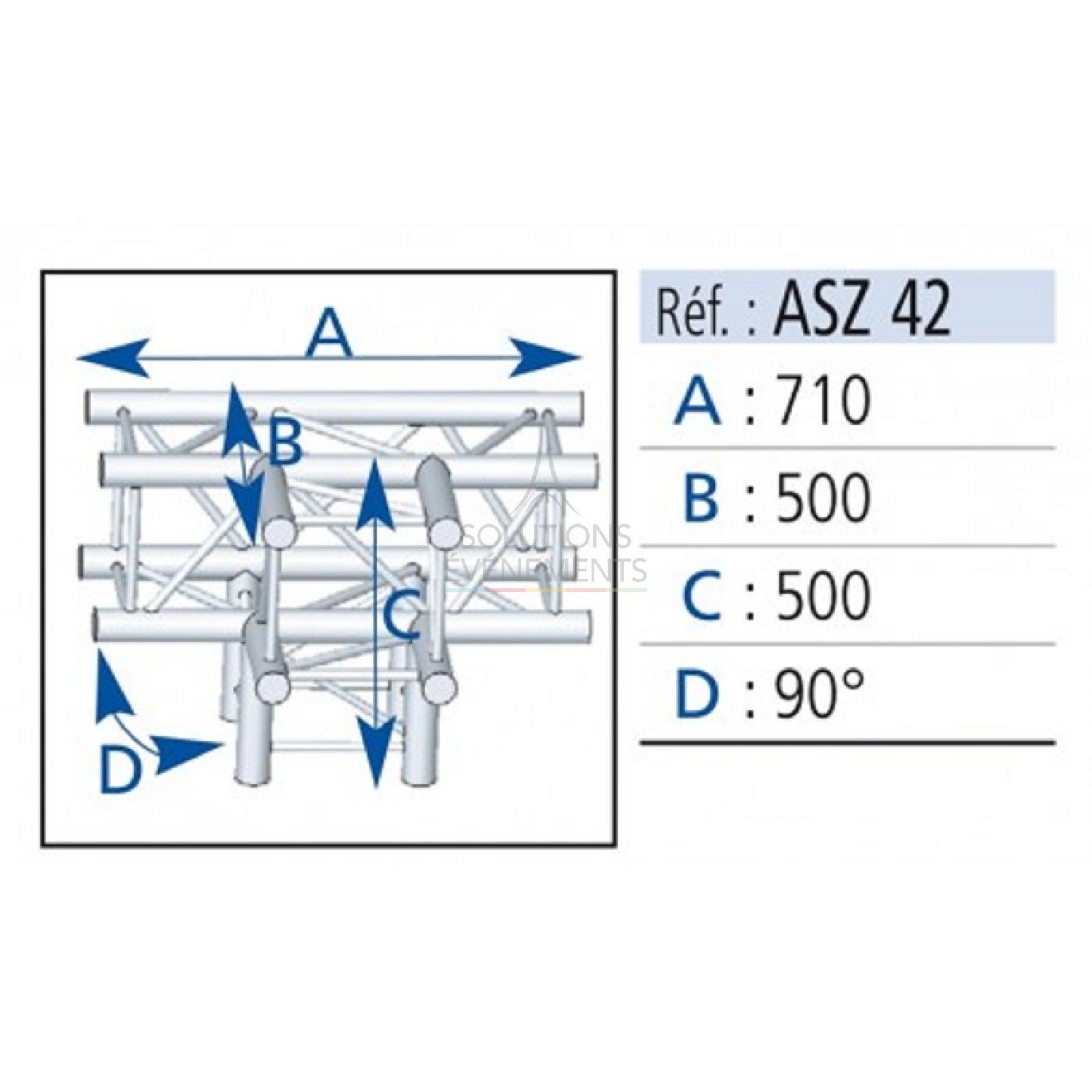 Location de Structure Carré