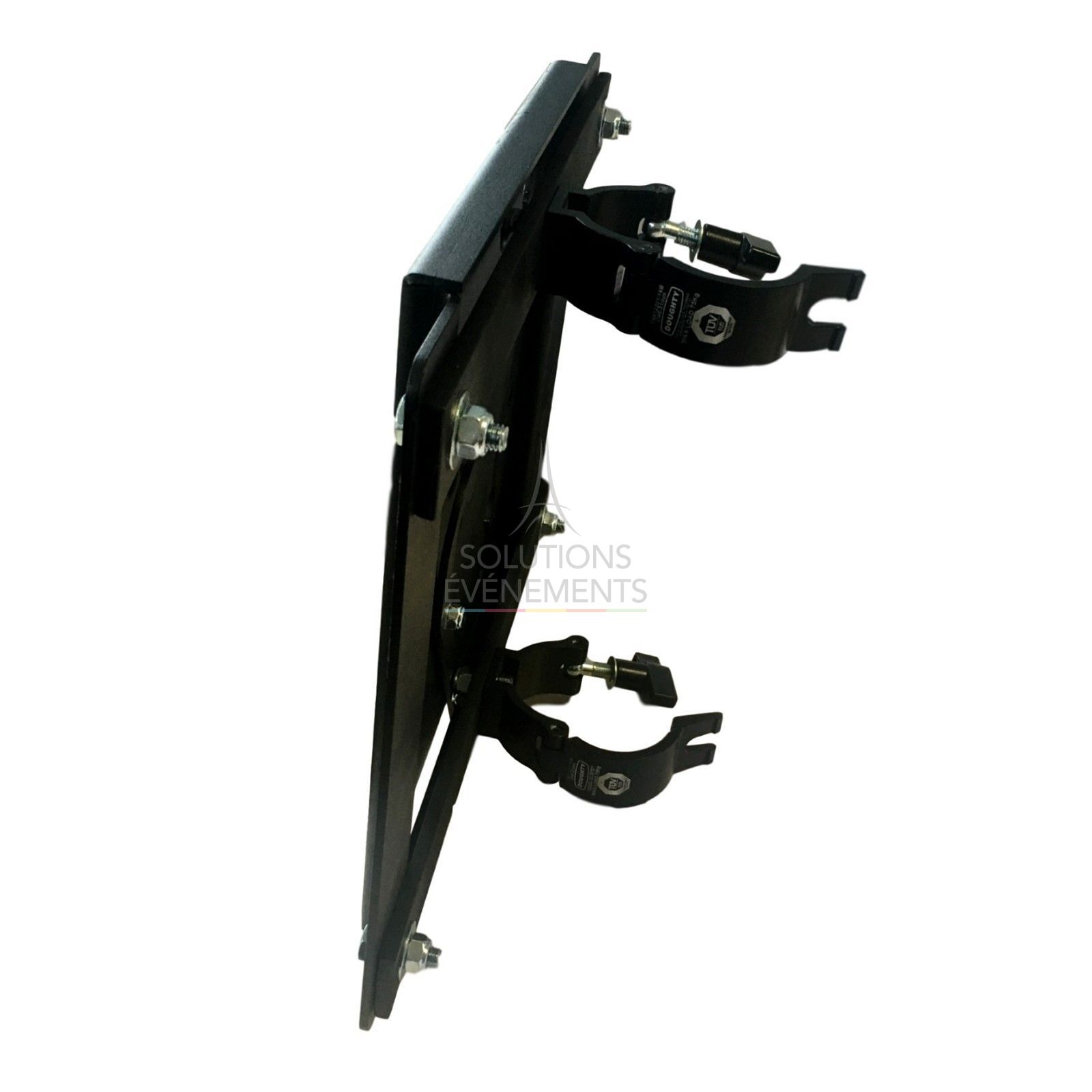 Rental of screen support with fixing collar for ASD structure