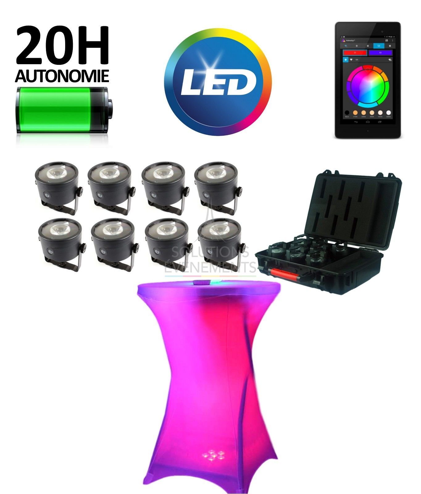 Astera AX3 projector kit with moving head - Visual 4