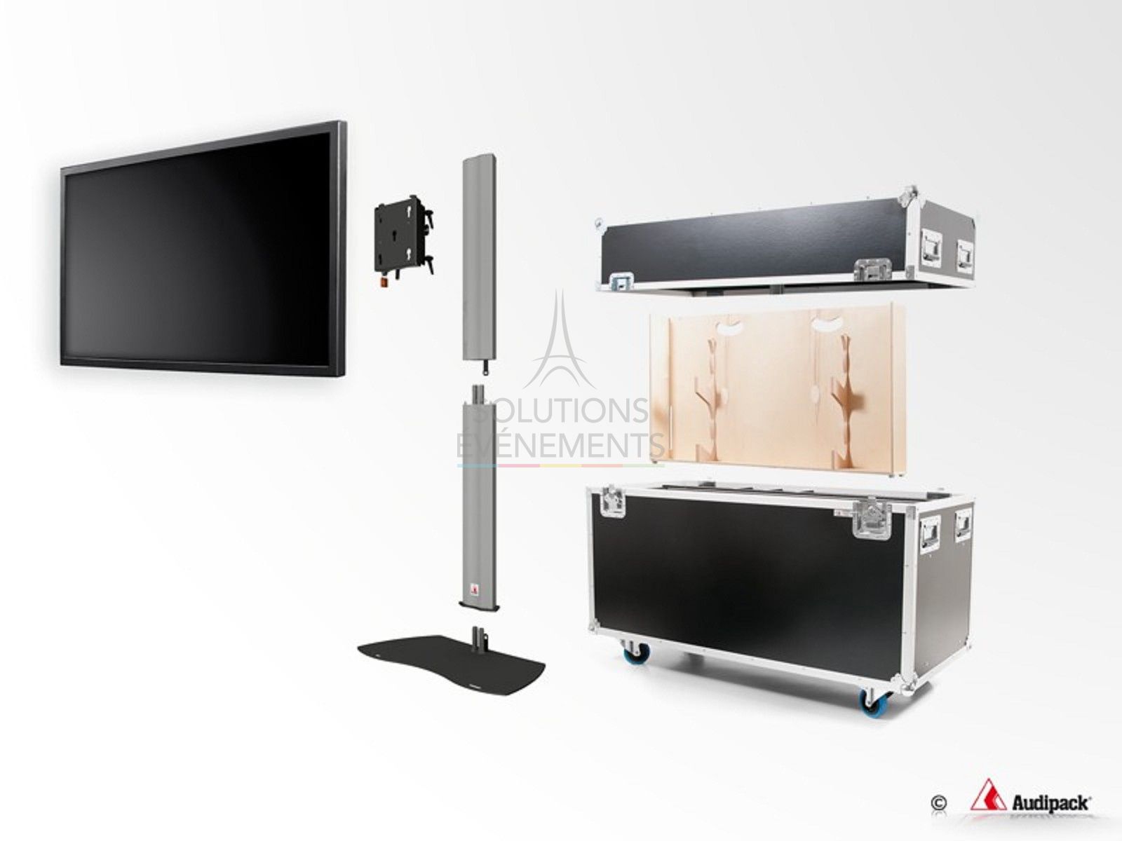 Audipack stand for 32 to 65 inch screen - Visual 5