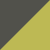 Kubo Love Bench Gray and Green Fabric - 3 places