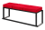 location banc velours rouge