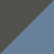 Senlis Bench Seat Gray and Blue Fabric - 3 places