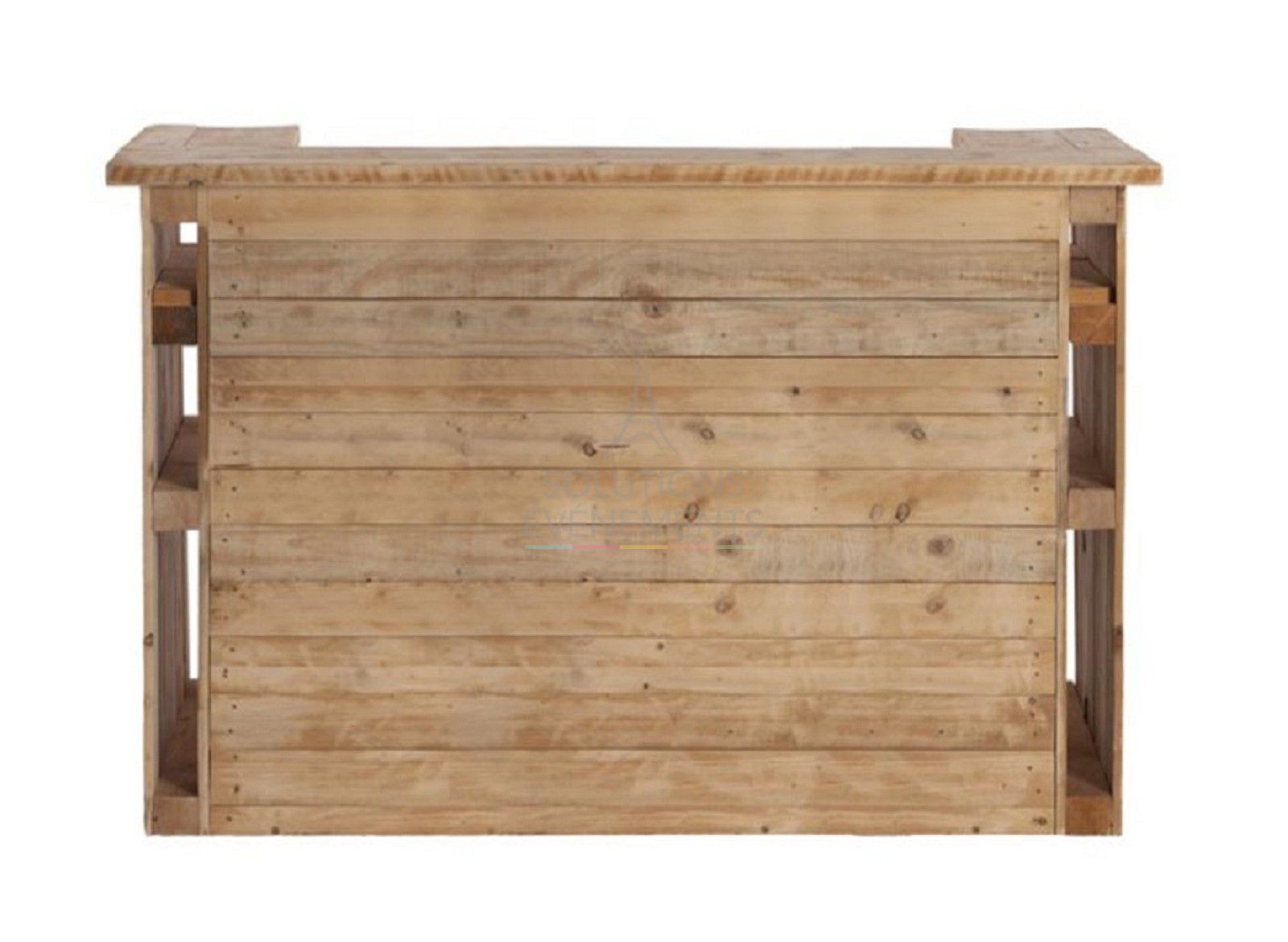 Location de bar en bois de palette recyclée
