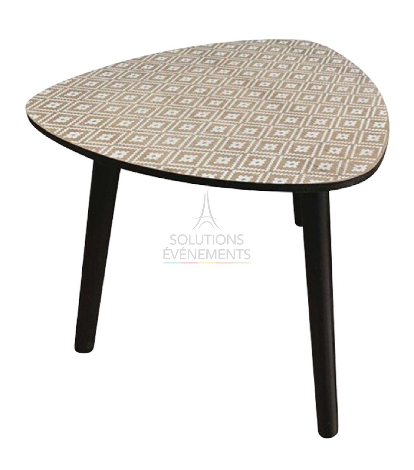 Scandinavian design coffee table rental