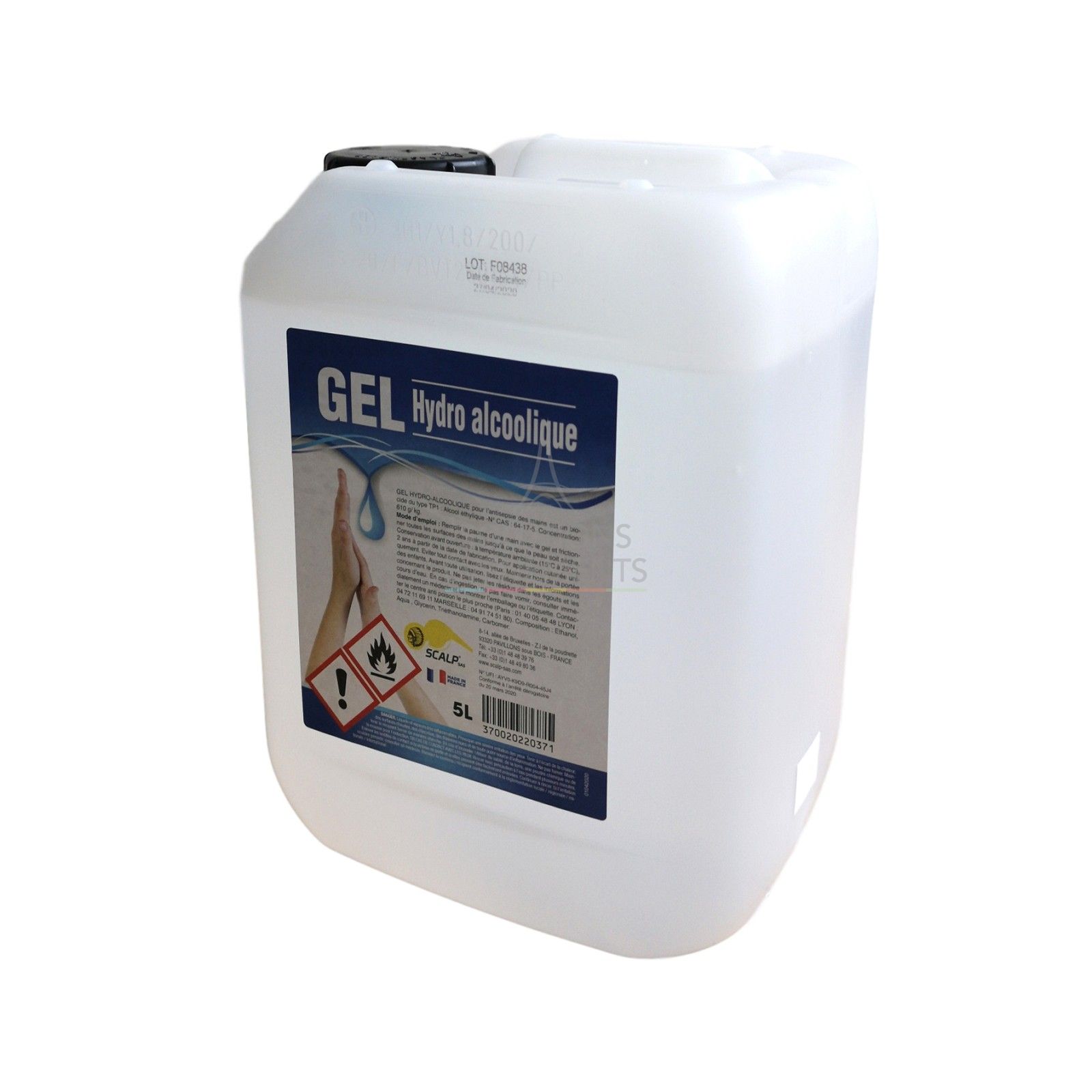 Vente de gel hydroalcoolique