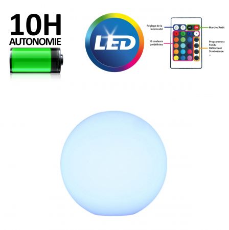 Boule lumineuse - LED 30cm