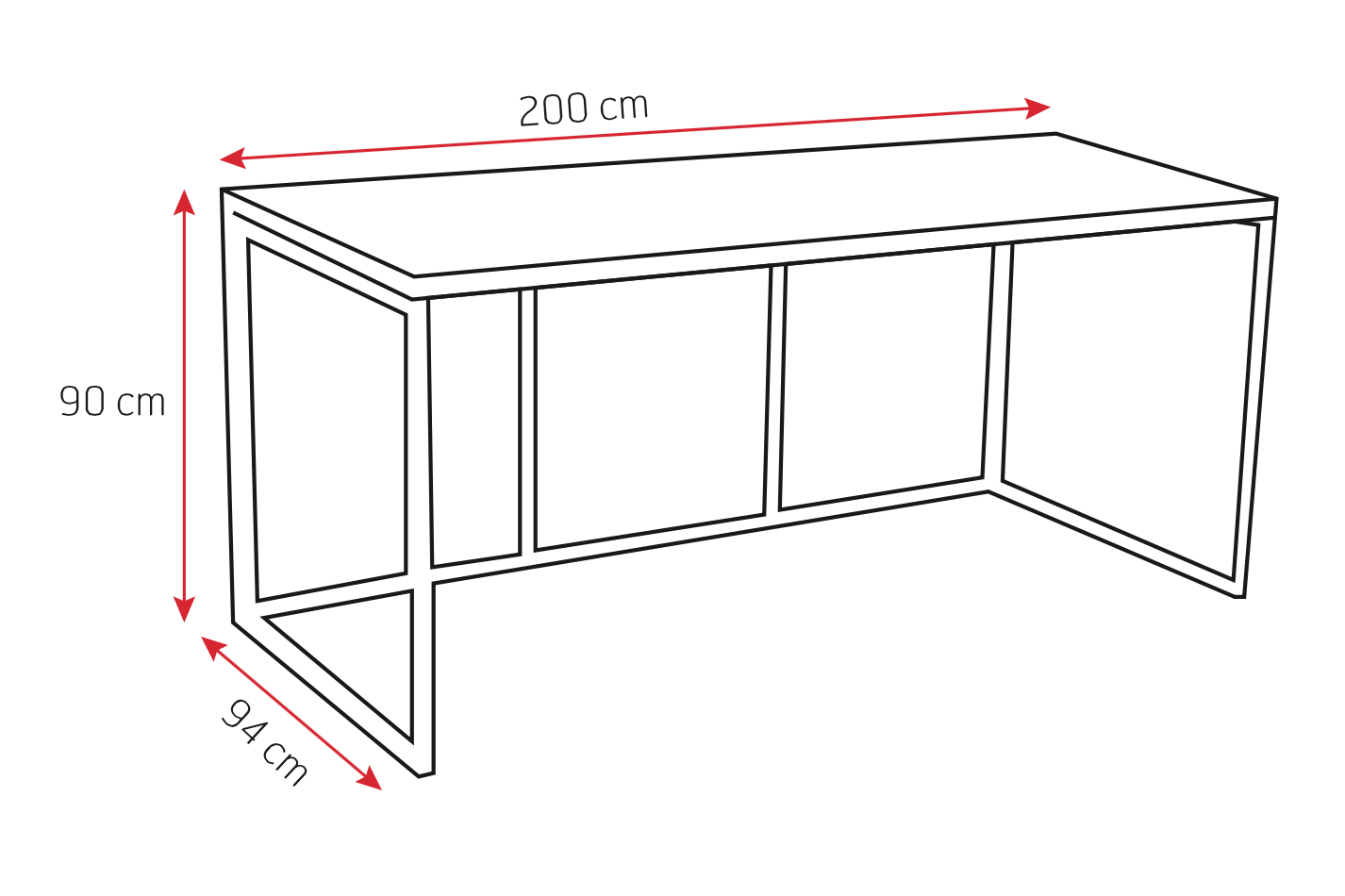Buffet pliant lumineux - LED   - Visuel 6
