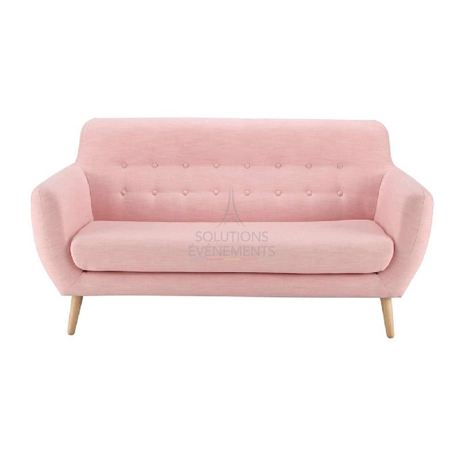Location canapé design style scandinave pour 2 à 3 personnes