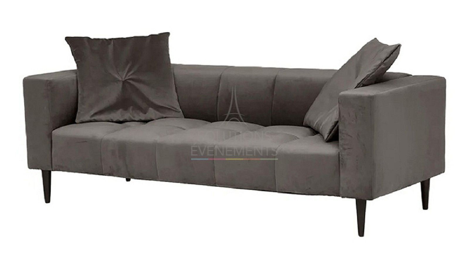 Location canapé velours 3-4 places