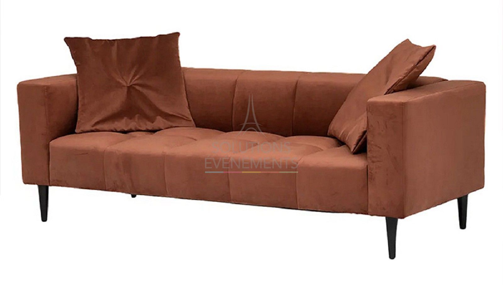 Location Canapé velours 3-4 places