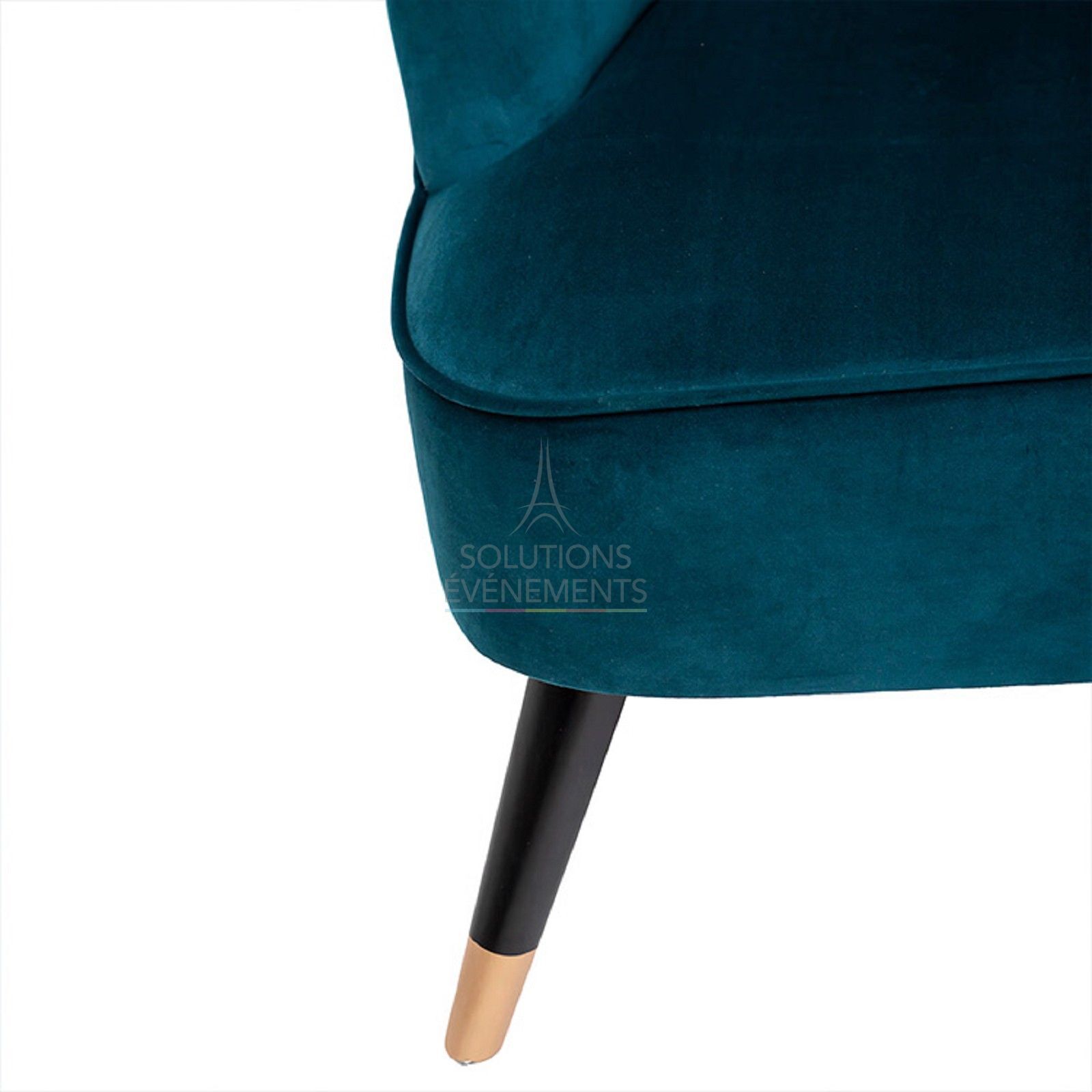 Canapé Naomi velours bleu - Visuel 2