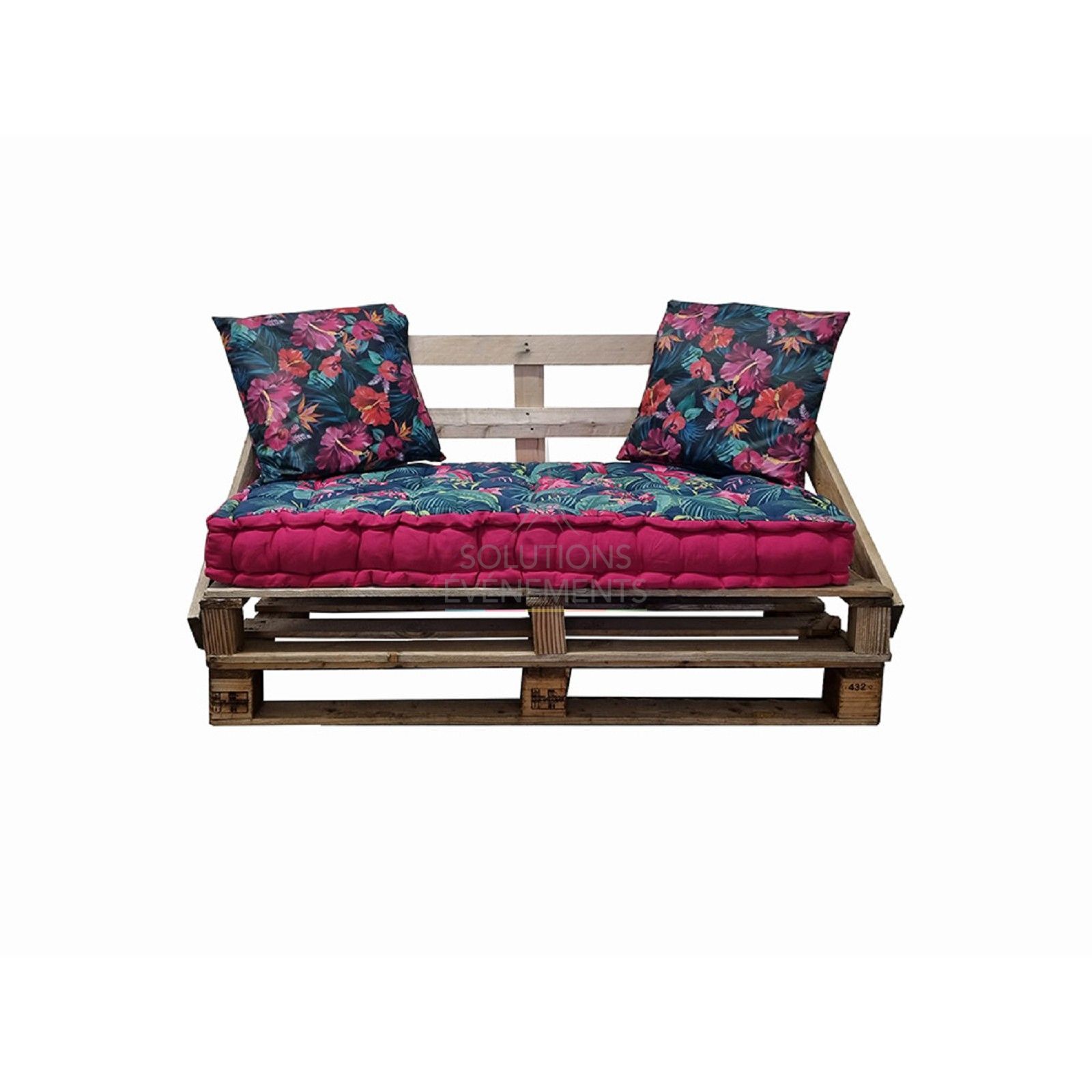 Canapé palette - Coussin Exotique - Visuel 2