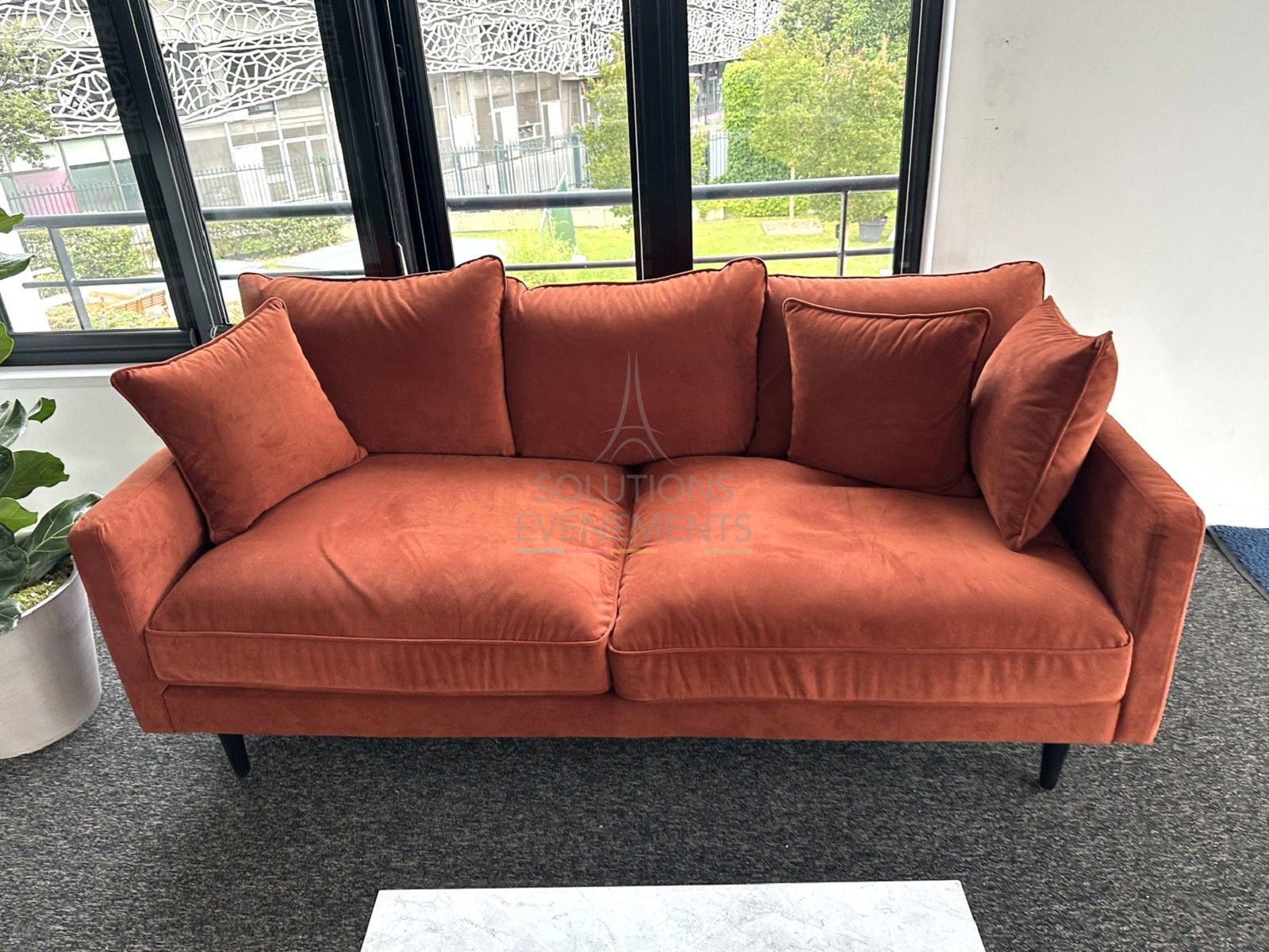 Canapé Victoria velours - Ambre - Visuel 5