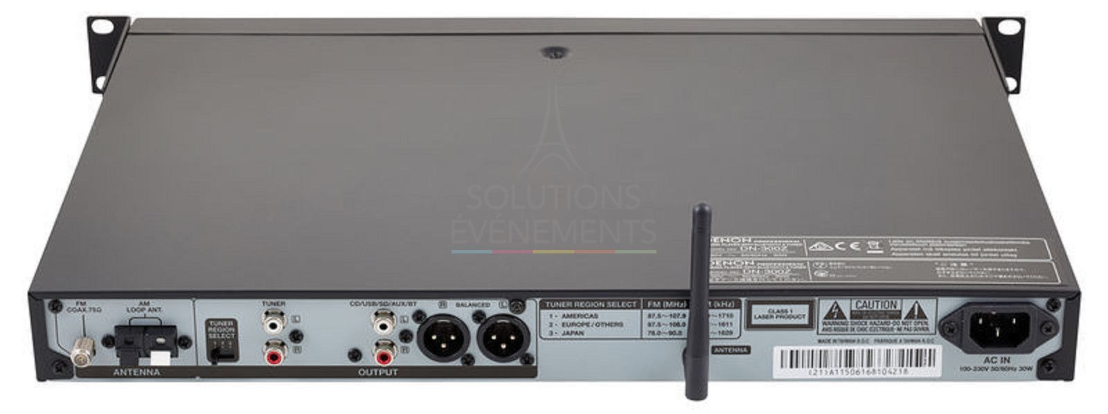 CD/SD/USB/BT/FM audio player DENON DN300Z - Visual 3