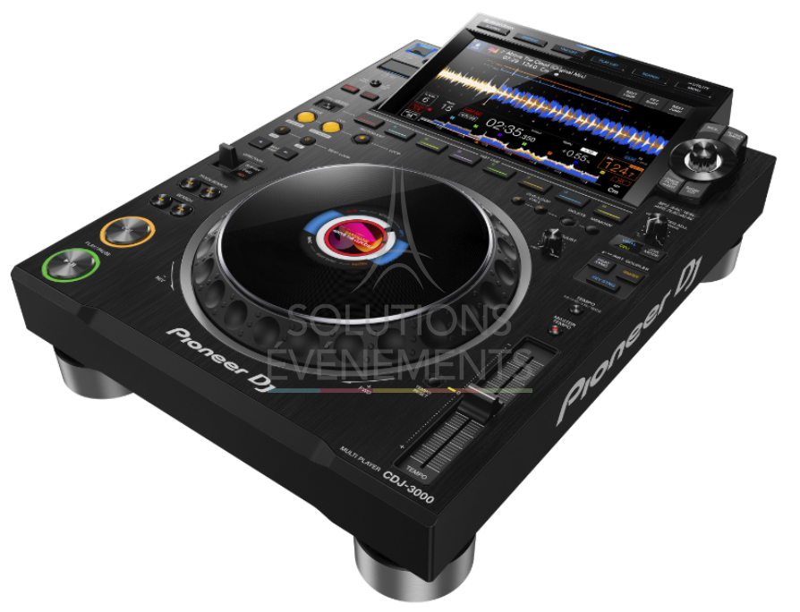 Rental Professional flatbed USB player CDJ 3000 Pioneer DJ