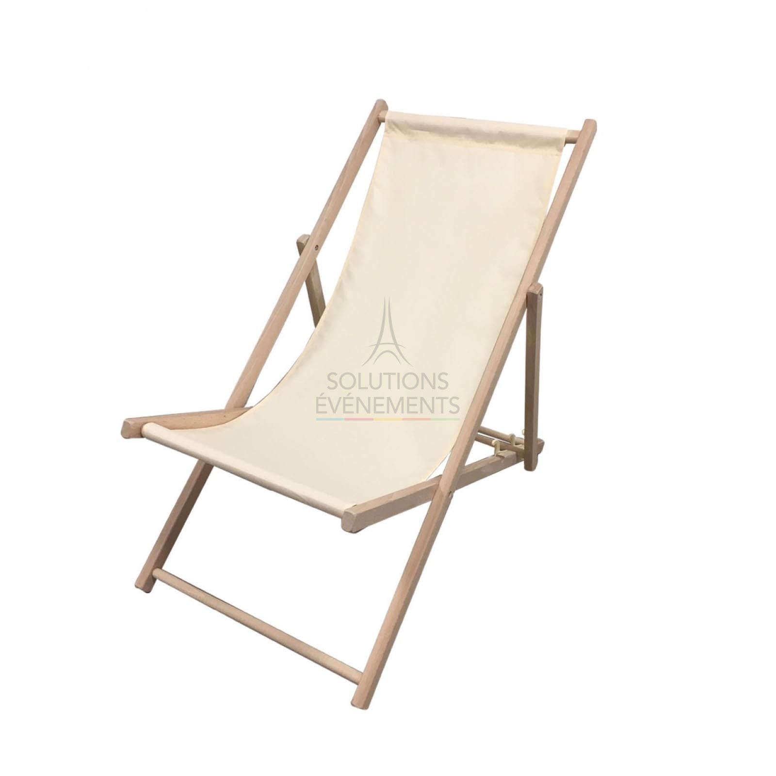 Location Chaise Longue Transat Chilienne - Evenementiel Location Chaise Longue Transat Chilienne - Evenementiel