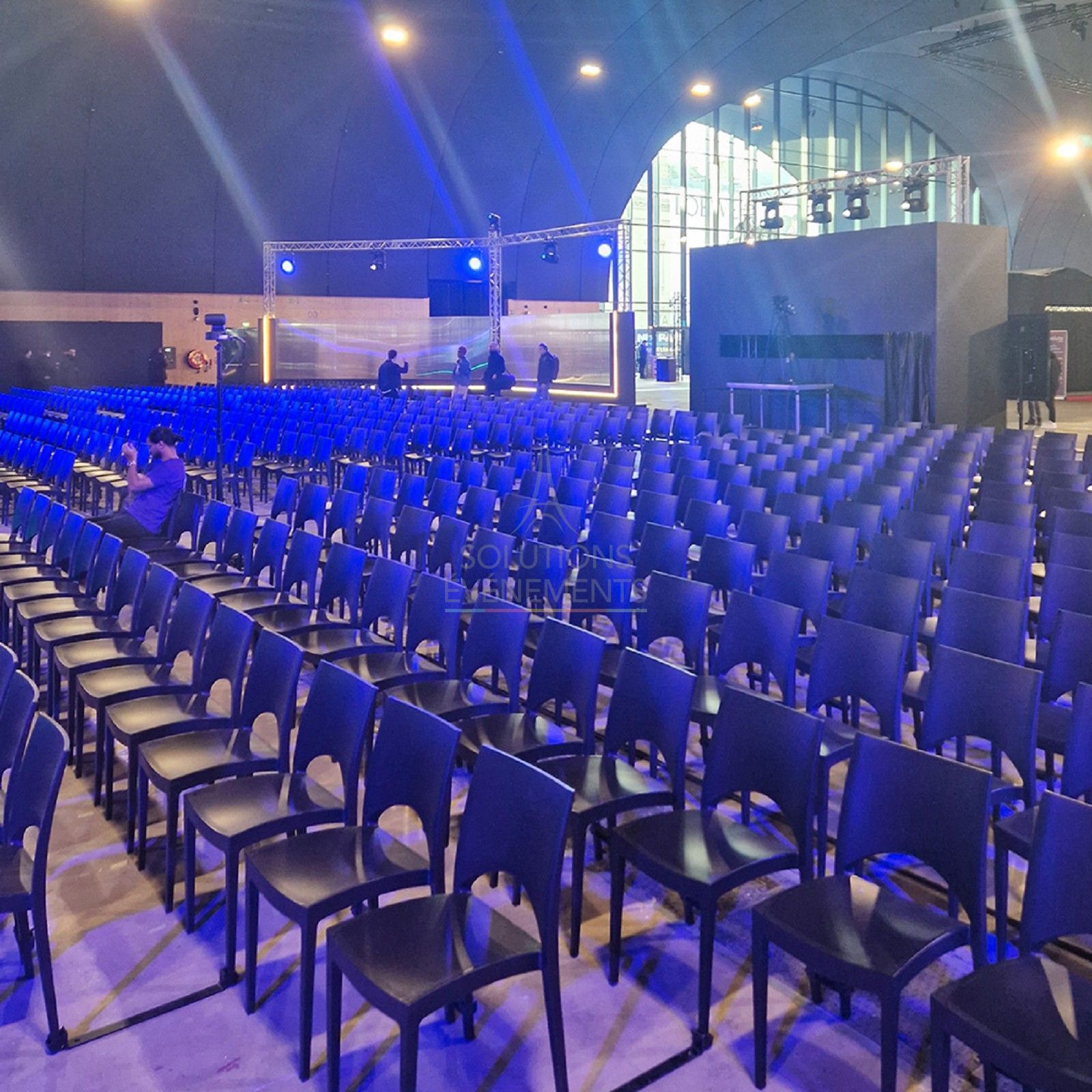 chaise e-trix noire - visuel 4