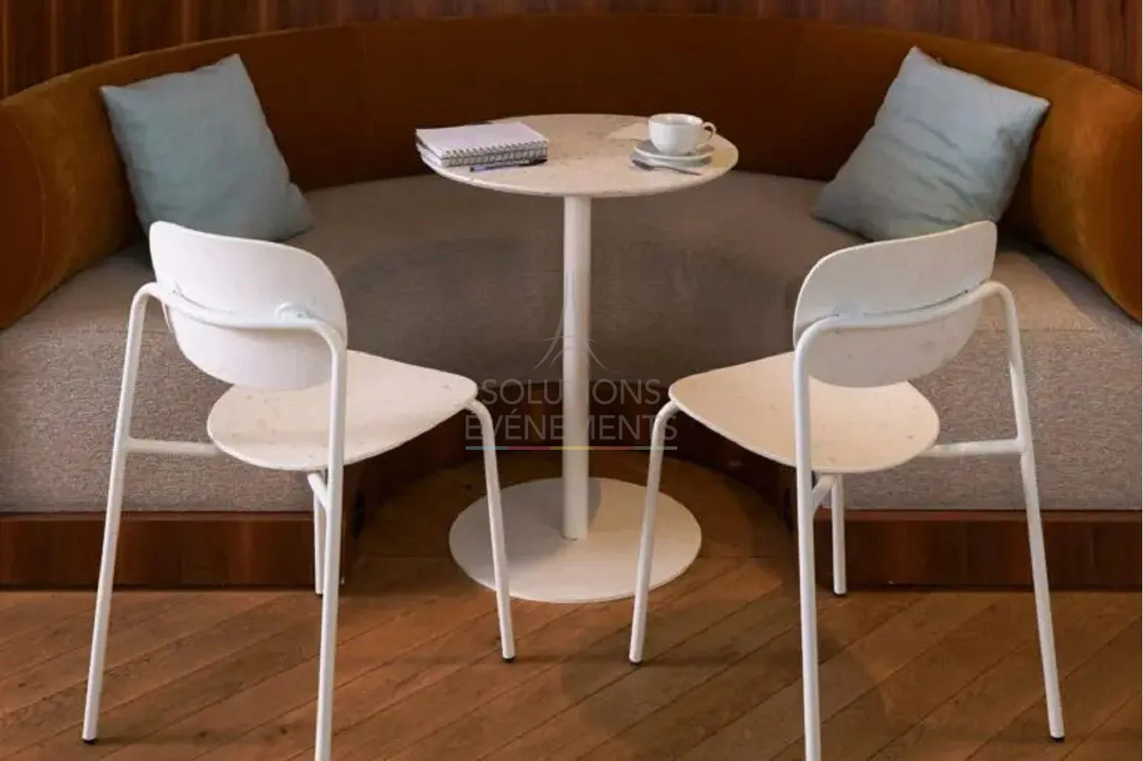 Chaise recyclée Uso - Blanche - Visuel 2