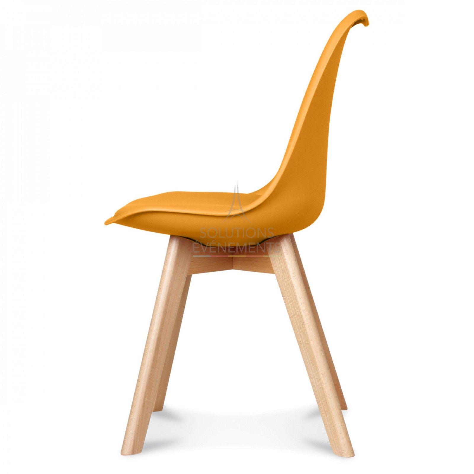 Chaise scandinave miel  - Visuel 3