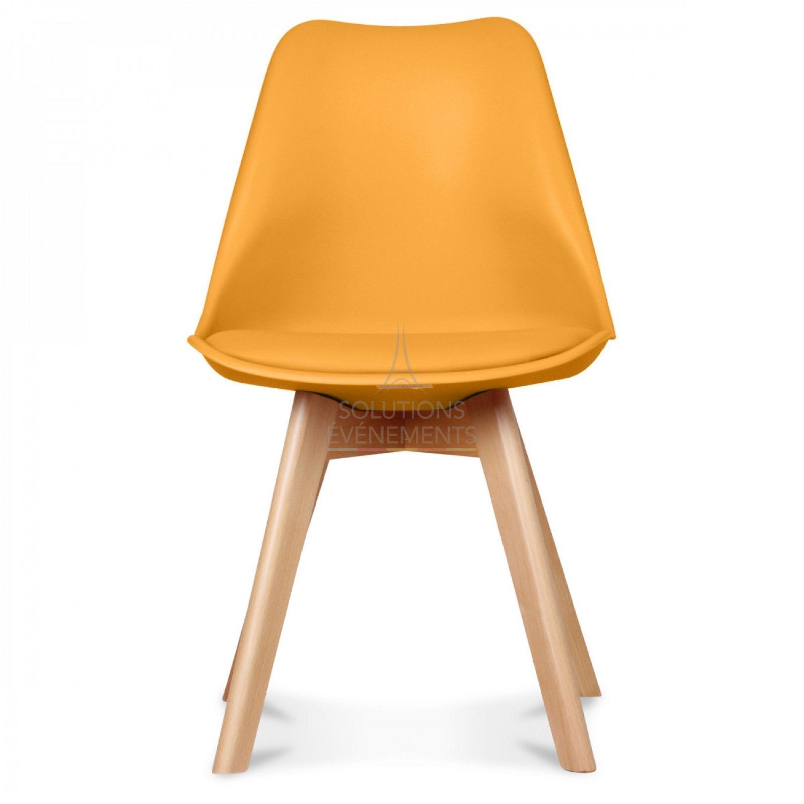 Chaise scandinave miel  - Visuel 2