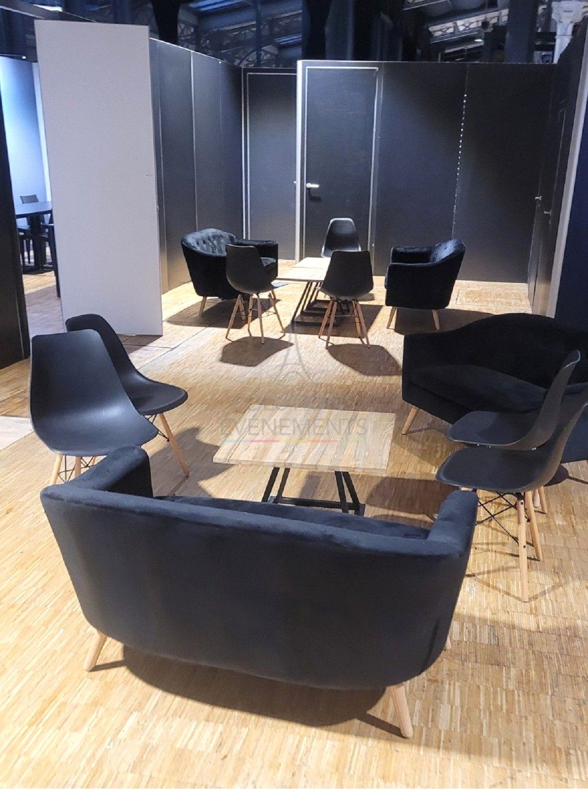 Chaise scandinave noire - Visuel 4