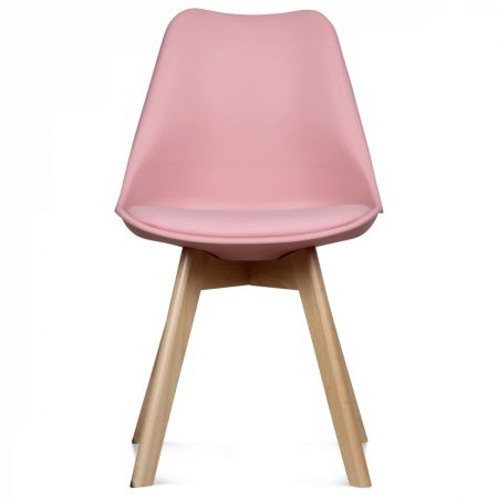Chaise scandinave rose 