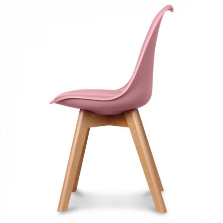 Chaise scandinave rose 