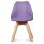 Chaise scandinave violette 