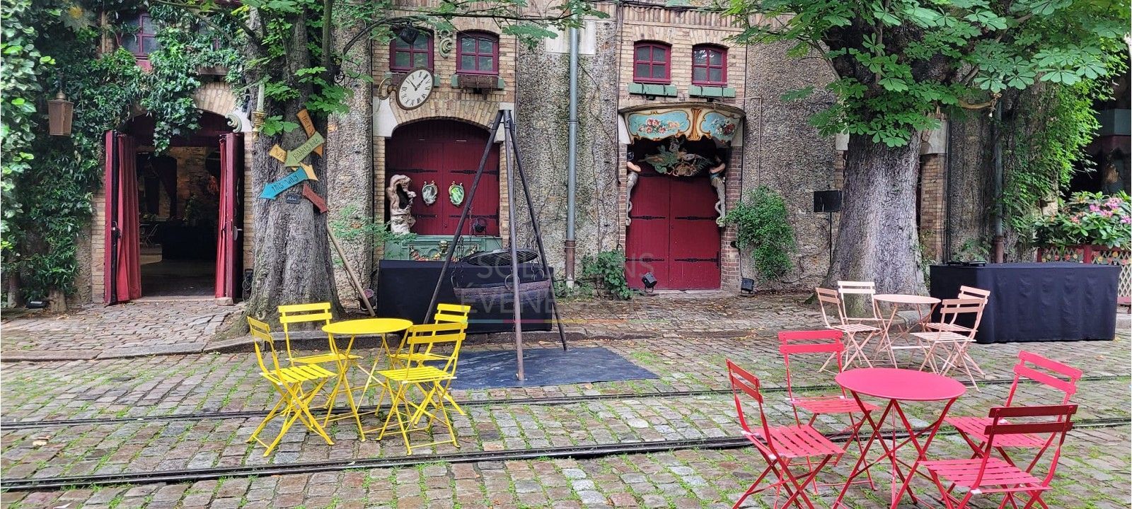 Chaise Square Lattes Jaune - Visuel 4