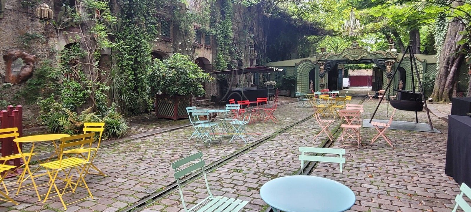 Chaise Square Lattes Vert Anis - Visuel 4