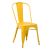 Chaise tolix industrielle jaune
