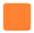 tolix-style chair, recyclable pp, orange