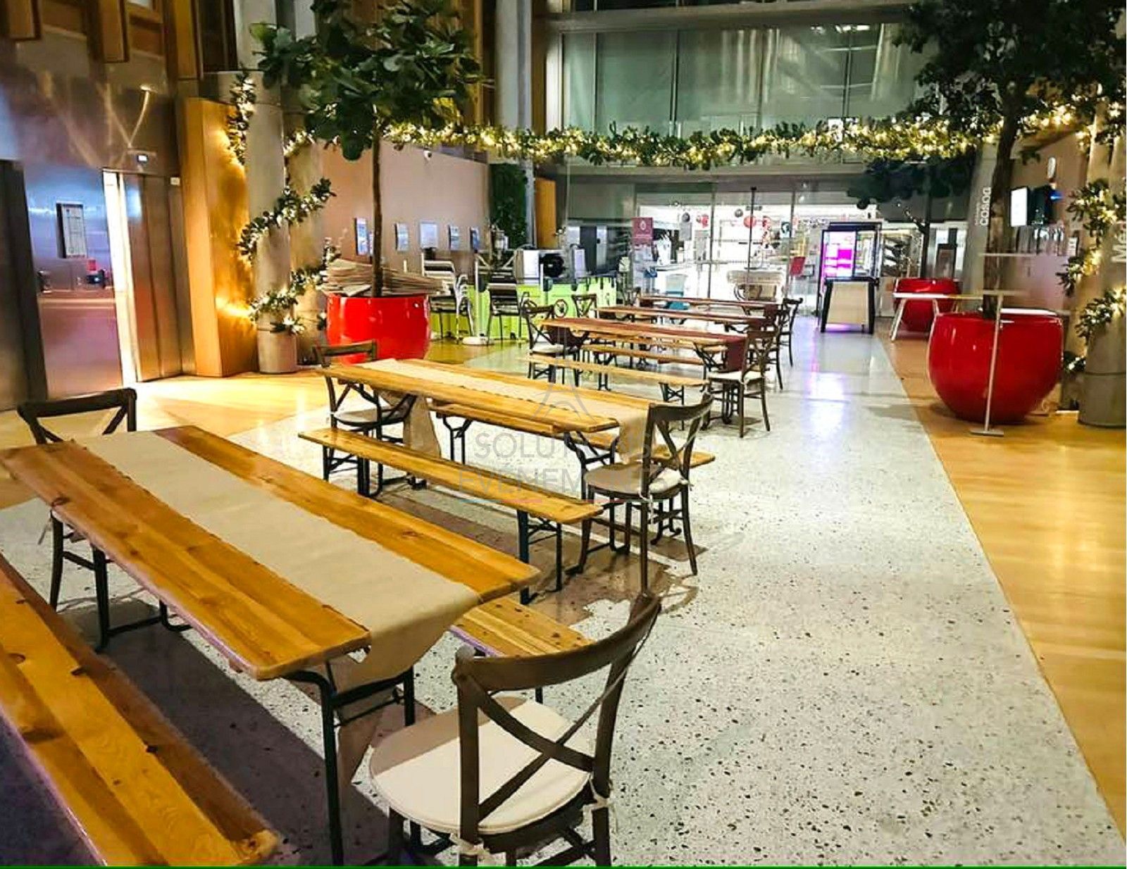 chaise vintage crossback eco avec coussin - visuel 3